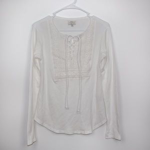 Lucky Brand Long Sleeve Blouse